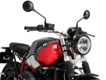 puig lumen r led framlykta monterat på motorcykel snett framifrån